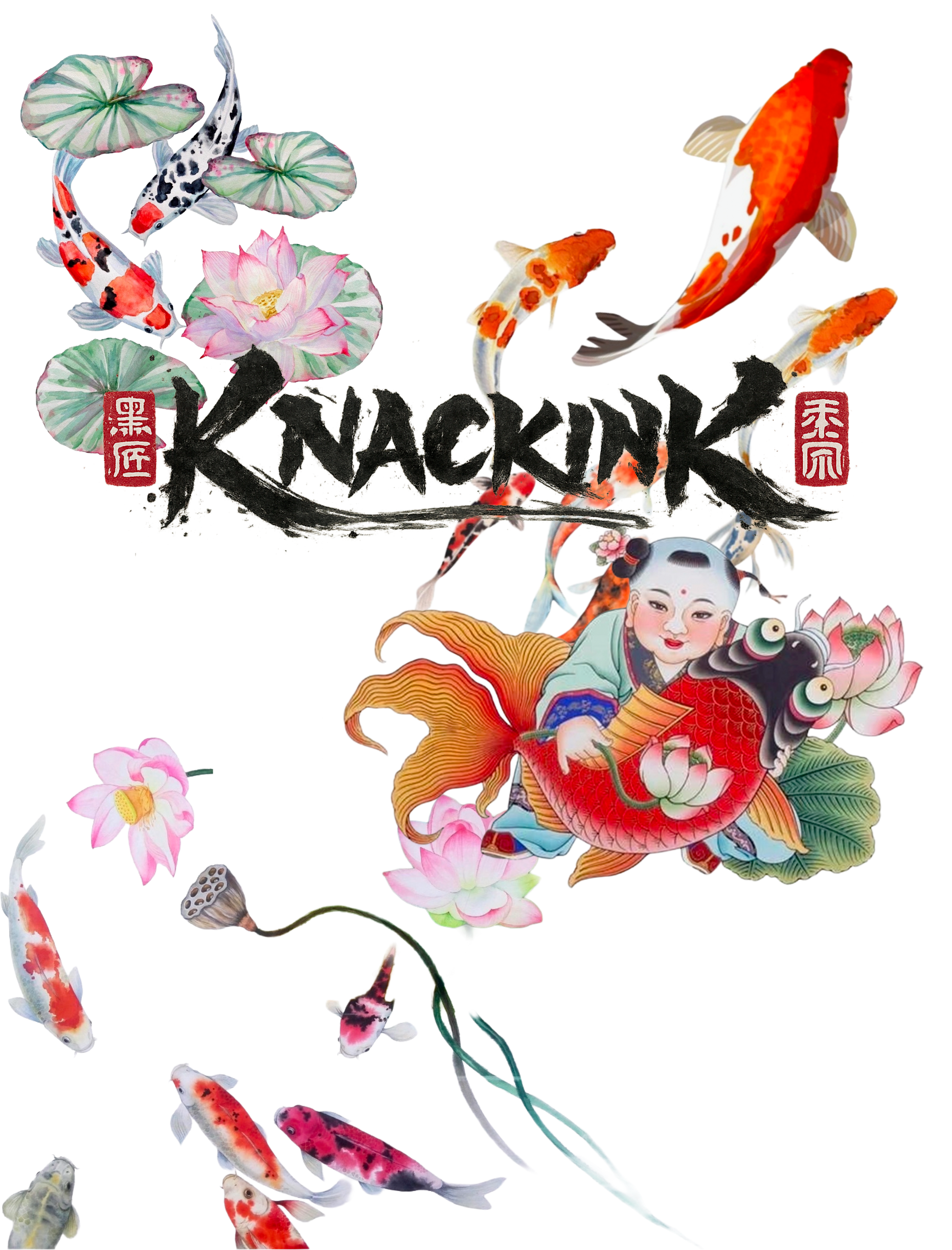 LOTUS GREEN KOI HOODIE | FIRST BLOOM EDITION